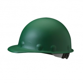 Fibre Metal P2ARW Roughneck Hard Hat - Ratchet Suspension - Green