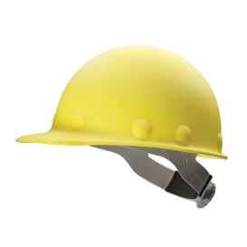 Fibre Metal P2HNRW Roughneck High Heat Hard Hat - Ratchet Suspension - Yellow