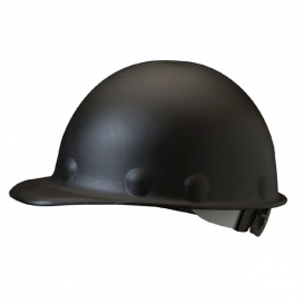 Fibre Metal P2HNRW Roughneck High Heat Hard Hat - Ratchet Suspension - Black