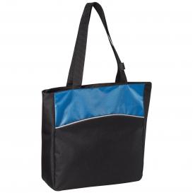 Port Authority B1510 Two-Tone Colorblock Tote - Royal/Black