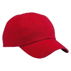 Port & Company CP78 Washed Twill Cap - Red