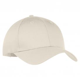 Port & Company CP80 Six-Panel Twill Cap - Oyster