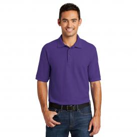 Port & Company KP155 Core Blend Pique Polo - Purple
