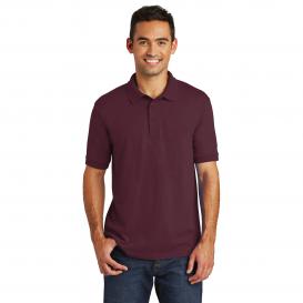 Port & Company KP55 Core Blend Jersey Knit Polo - Athletic Maroon