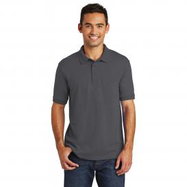 Port & Company KP55T Tall Core Blend Jersey Knit Polo - Charcoal
