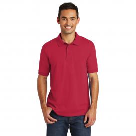 Port & Company KP55T Tall Core Blend Jersey Knit Polo - Red