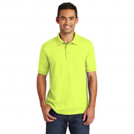 Port & Company KP55T Tall Core Blend Jersey Knit Polo - Safety Green
