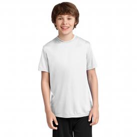 Port & Company PC380Y Youth Performance Tee - White