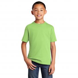 Port & Company PC54Y Youth Core Cotton Tee - Lime