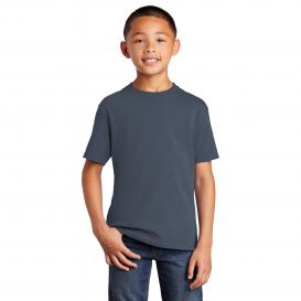 Port & Company PC54Y Youth Core Cotton Tee - Steel Blue