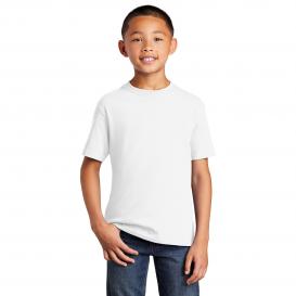 Port & Company PC54Y Youth Core Cotton Tee - White