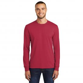 Port & Company PC55LST Tall Long Sleeve Core Blend Tee - Red