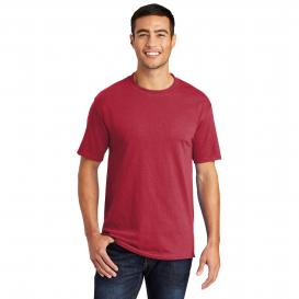 Port & Company PC55T Tall Core Blend Tee - Red
