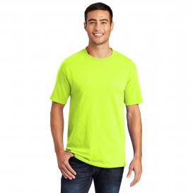 Port & Company PC55T Tall Core Blend Tee - Safety Green