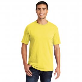 Port & Company PC55T Tall Core Blend Tee- Yellow