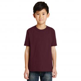 Port & Company PC55Y Youth Core Blend Tee - Athletic Maroon