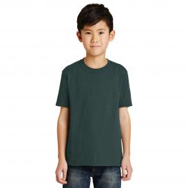 Port & Company PC55Y Youth Core Blend Tee - Dark Green