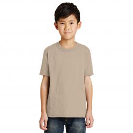 Port & Company PC55Y Youth Core Blend Tee - Desert Sand