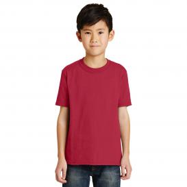 Port & Company PC55Y Youth Core Blend Tee - Red