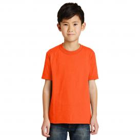 Port & Company PC55Y Youth Core Blend Tee - Safety Orange