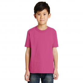 Port & Company PC55Y Youth Core Blend Tee - Sangria