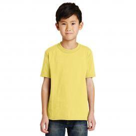 Port & Company PC55Y Youth Core Blend Tee - Yellow