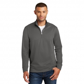 Port & Company PC590Q Performance Fleece 1/4-Zip Pullover Sweatshirt - Charcoal