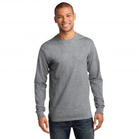 Port & Company PC61LST Tall Long Sleeve Essential T-Shirt - Athletic Heather