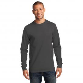 Port & Company PC61LST Tall Long Sleeve Essential T-Shirt - Charcoal
