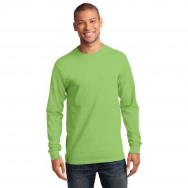 Port & Company PC61LST Tall Long Sleeve Essential T-Shirt - Lime