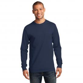 Port & Company PC61LST Tall Long Sleeve Essential T-Shirt - Navy