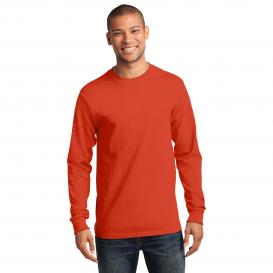 Port & Company PC61LST Tall Long Sleeve Essential T-Shirt - Orange