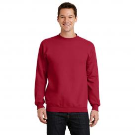 Port & Company PC78 Core Fleece Crewneck Sweatshirt - Red