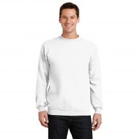 Port & Company PC78 Core Fleece Crewneck Sweatshirt - White