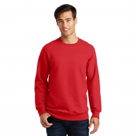 Port & Company PC850 Fan Favorite Fleece Crewneck Sweatshirt - Bright Red