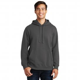 Port & Company PC850H Fan Favorite Fleece Pullover Hooded Sweatshirt - Charcoal