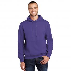 Port & Company PC90HT Tall Essential Fleece Pullover Hooded Sweatshirt - Purple