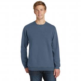 Port & Company PC098 Beach Wash Garment-Dye Sweatshirt - Denim Blue