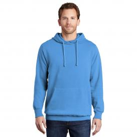 Port & Company PC098H Beach Wash Garment-Dyed Pullover Hooded Sweatshirt - Blue Moon