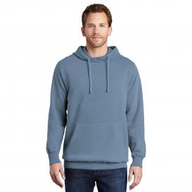 Port & Company PC098H Beach Wash Garment-Dyed Pullover Hooded Sweatshirt - Denim Blue