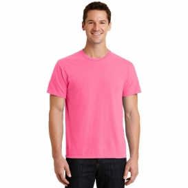 Port & Company PC099 Beach Wash Garment-Dyed Tee - Neon Pink