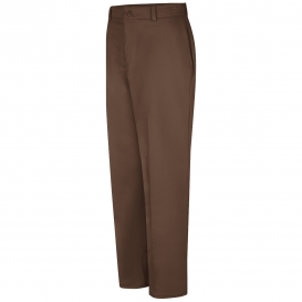 Red Kap PC20 Men\'s Wrinkle-Resistant Cotton Work Pants - Brown
