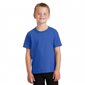 Port & Company PC54Y Youth 5.4-oz 100% Cotton T-Shirt - Royal