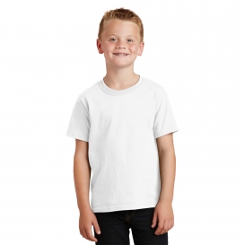 Port & Company PC54Y Youth 5.4-oz 100% Cotton T-Shirt - White
