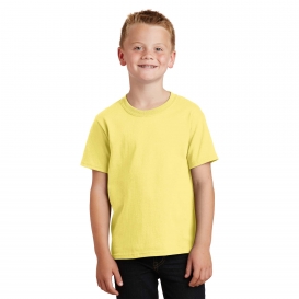 Port & Company PC54Y Youth 5.4-oz 100% Cotton T-Shirt - Yellow