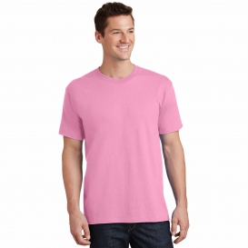 Port & Company PC54 Core Cotton Tee - Candy Pink