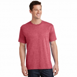 Port & Company PC54 Core Cotton Tee - Heather Red