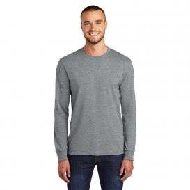 Port /& Company Mens Tall Long Sleeve 50//50 Cotton//Poly T Shirt