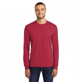 Port & Company PC55LS Long Sleeve Core Blend Tee - Red