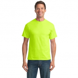 Port & Company PC55 50/50 Cotton/Poly T-Shirt - Safety Green